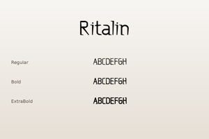 Related font Ritalin