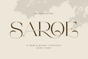 Related font Saroe