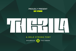 Related font Thezila DEMO