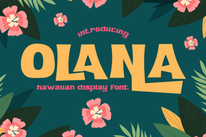 Related font Olana