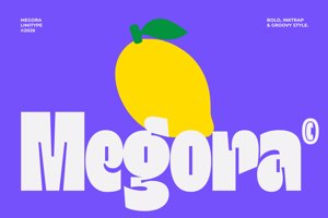Related font Megora - Bold Inktrap Font