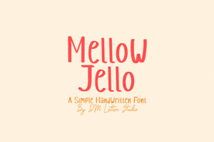 Related font Mellow Jello