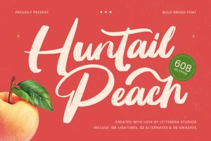 Related font Huntail Peach VERSION