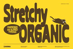Related font Stretchy Organic