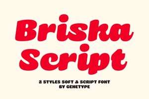 Related font Briska