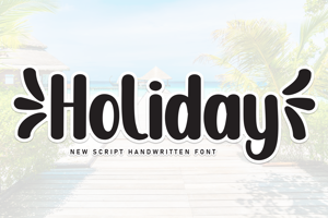 Related font Holiday