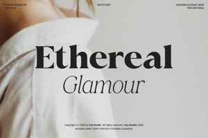 Related font Ethereal Glamour DEMO