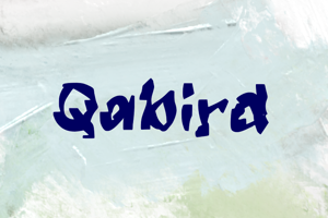 Related font Qabird