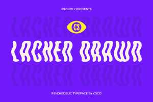 Related font CS Lachen Drawn