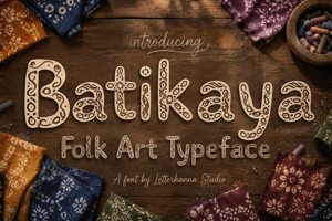 Related font Batikaya DEMO