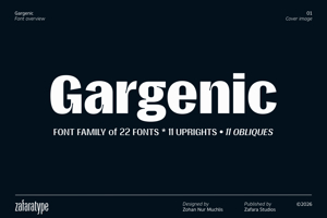 Related font Gargenic