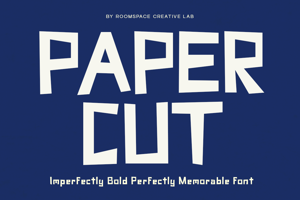 Related font Paper Cut