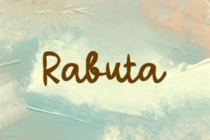 Related font Rabuta