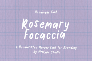 Related font Rosemary Focaccia