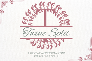 Twine Split Monogram