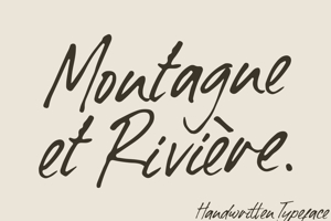 Montagne et Rivi ère