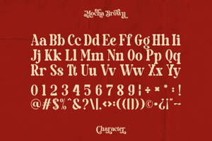Related font Mocha Brown