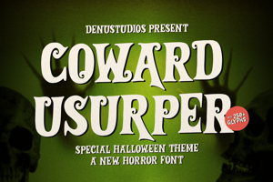 Related font Coward Usurper