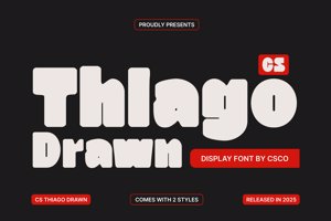 Related font CS Thiago Drawn