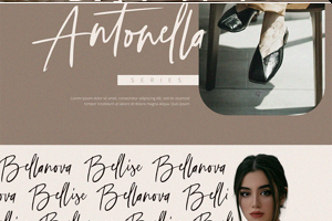 Related font Selestia Signature