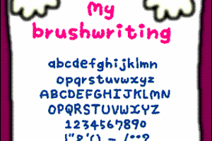 My Brushwriting