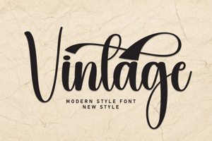 Related font Vintage