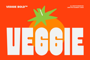 Veggie - Bold Font