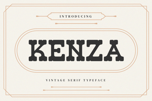 Related font Kenza