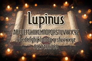 Related font Lupinus