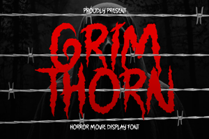 Related font Grimthorn