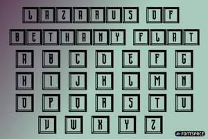 Related font Lazarus Of Bethany Flat
