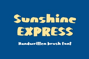 Related font Sunshine Express