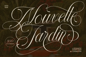 Related font LT Nouvelle Jardin