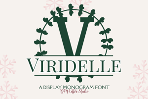 Related font Viridelle Split Monogram