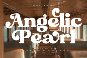 Related font Angelic Pearl VERSION
