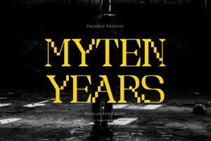 Related font Myten Years
