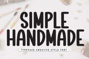 Related font Simple Handmade