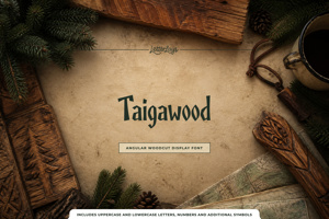 Related font Taigawood