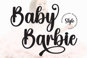 Related font Baby Barbie