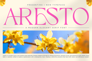Related font Aresto