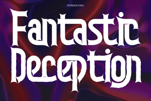 Related font Fantastic Deception One