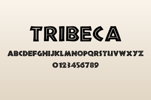 Related font Tribeca