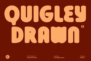 Related font CS Quigley Drawn