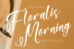 Related font Floralis Morning