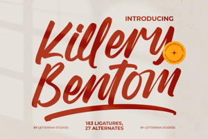 Related font Killery Bentom VERSION