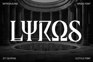 Related font Lyros