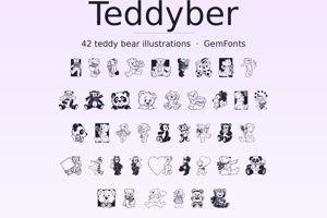 Related font Teddyber