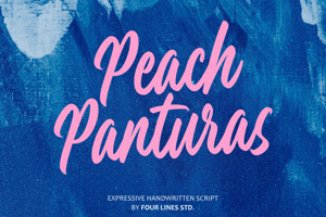 Related font Peach Panturas