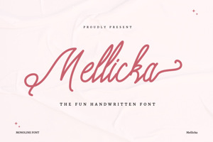 Related font Mellicka