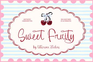Related font Sweet Fruity
